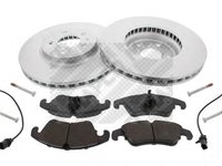 Set frana, frana disc AUDI A5 (8T3), AUDI A4 limuzina (8K2, B8), AUDI A4 Avant (8K5, B8) - MAPCO 47792HPS