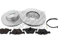 Set frana, frana disc BMW 5 limuzina (E60), BMW 5 Touring (E61) - MAPCO 47875HPS