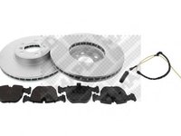 Set frana, frana disc BMW X5 (E53) - MAPCO 47708HPS