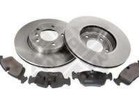 Set frana, frana disc BMW Z3 cupe (E36), BMW 3 limuzina (E46), BMW Z3 (E36) - MAPCO 47872