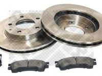 Set frana, frana disc MAZDA EUNOS 500 (CA), MAZDA MX-6 (GE), MAZDA TELSTAR IV (GE) - MAPCO 47511