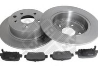 Set frana, frana disc NISSAN DUALIS (J10, JJ10) - MAPCO 47525