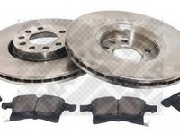 Set frana, frana disc OPEL MERIVA, OPEL ASTRA H (L48), OPEL ASTRA H combi (L35) - MAPCO 47690