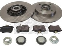 Set frana, frana disc PEUGEOT 307 (3A/C), PEUGEOT 307 SW (3H), PEUGEOT 307 CC (3B) - MAPCO 47361