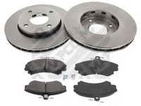 Set frana, frana disc SMART FORFOUR (454), MITSUBISHI MIRAGE VI (Z3_A, Z2_A), MITSUBISHI COLT Cabriolet (RG) - MAPCO 47551