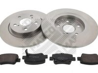 Set frana, frana disc TOYOTA AVENSIS limuzina (ZRT27, ADT27), TOYOTA AVENSIS combi (ZRT27, ADT27) - MAPCO 47509