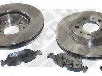 Set frana, frana disc VOLVO 850 combi (LW), VOLVO V70 (LV), VOLVO C70 I cupe - MAPCO 47950