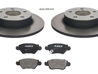 SET FRANA SPATE -2 DISCURI + SET PLACUTE OPEL ASTRA G , H ZAFIRA A , B