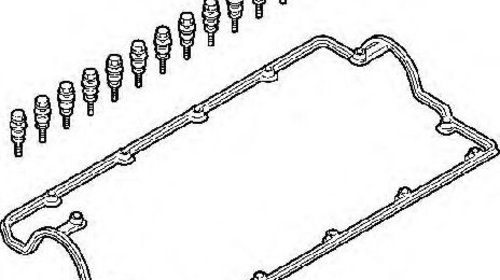 Set garnituri, capac supape VW GOLF IV VARIAN