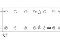 Set garnituri de frictiune, frana tambur MERCEDES-BENZ T2/LN1 autobasculanta (1986 - 1994) TEXTAR 1735004