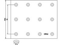 Set garnituri tambur VOLVO FL 10 TEXTAR 1994102