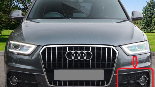 Set grile bara fata pentru Audi Q3 S-Line 2012 - 2014