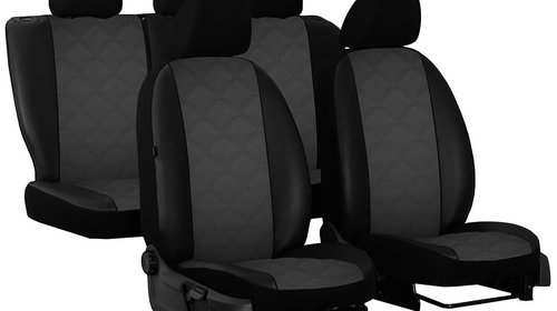 Set huse auto din piele ecologica pentru scaune Dacia Duster 2014-2017