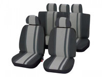 Set Huse Auto Gri + Negru 14 piese Cartrend 84957