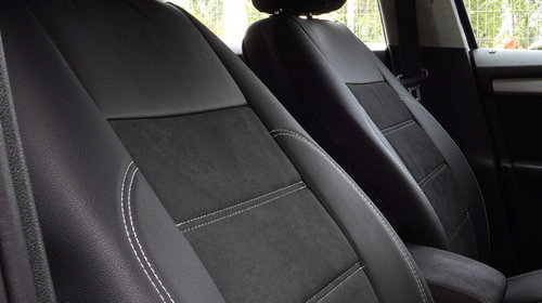 Set huse auto piele Exclusive Leather Alcantara compatibile Alfa Romeo 147