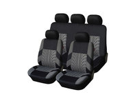 Set huse scaun auto universale 9 piese, Cod:Y33372 - Negru