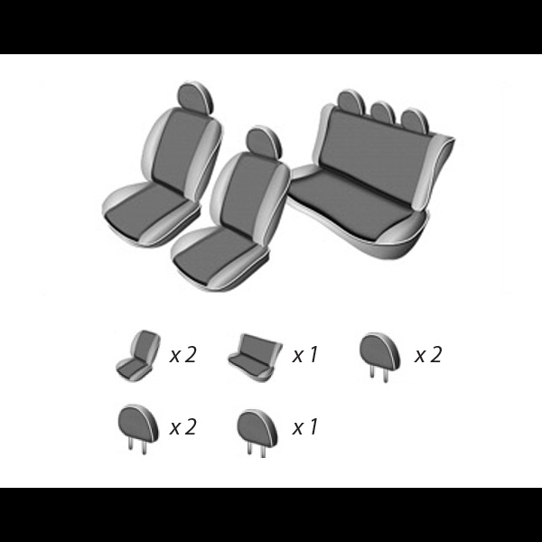 SET HUSE SCAUN DACIA DOKKER 2012-> (BANCHETA FR