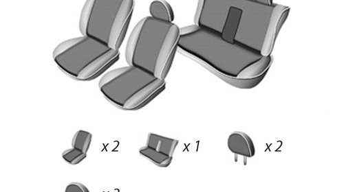 Set huse scaun dedicate Skoda Octavia 2004-20