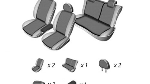 SET HUSE SCAUN SKODA OCTAVIA 3 (5 E) 2013