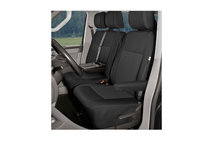 Set huse scaune auto Kegel Tailor Made pentru VW T6 dupa 2015, ptr scaun sofer + bancheta pasager 2 locuri, 1 + 2, cu masuta, bancheta rabatabila