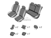 Set huse scaune SEAT LEON 2005 - 2012 UMBRELLA 45965 piesa NOUA