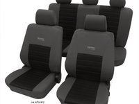 Set huse scaune universale Active Sports gri-negru PETEX