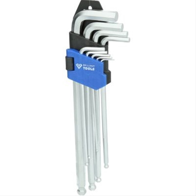 Set Imbus Hexagonal 1.5-10 Mm Lungi - 9 Pcs-brilliant Ks Tools BT045019