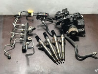 Set injectie , injectoare , pompa inalte , rampa tur si retur , conducta Renault Nissan Dacia 1.5 dci motor K9K