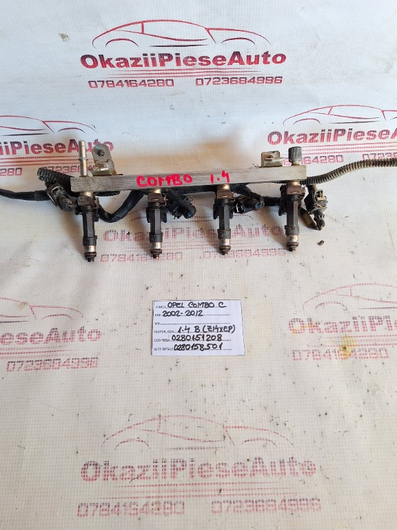 SET INJECTOARE OPEL COMBO C 2002-2012 1.4 B Z14XEP 0280151208 0280158501
