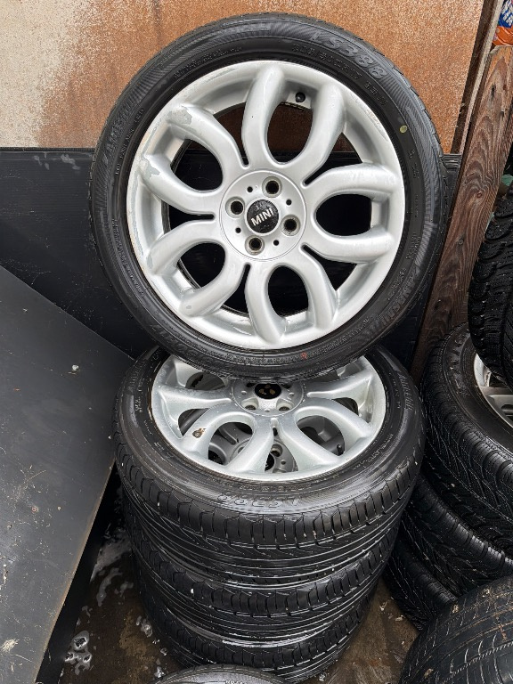 Set Jante 4X100 R17 Originale Mini Cooper Anvelope 205/50r17