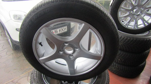 SET JANTE ALIAJ 15'' CU ANVELOPE DE VARA 185/60R15 FORD FIESTA