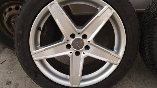 Set jante aliaj 5x112 pe 19 cu anvelope iarna MICHELIN PILOT ALPIN 255/45/19 Mercedes VW AUDI