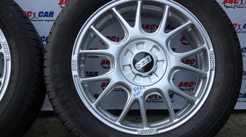 Set jante aliaj BBS cu anvelope Pirelli 235 / 50 / R17 5X108 Ford Focus 2 model 2010