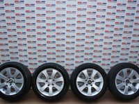 Set jante aliaj BBS R16 cu anvelope de iarna Michelin BMW Seria 3 E46 model 2004