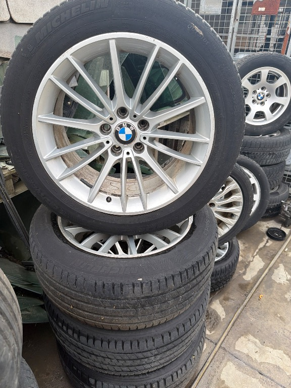 Set Jante Aliaj BMW R19 5x120 Anvelope Vara 235/55/19 cod OEM 6851077