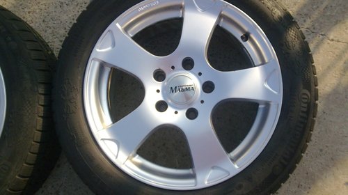 SET JANTE ALIAJ BMW SERIA 1,PE16"+ANVELOPE IARNA