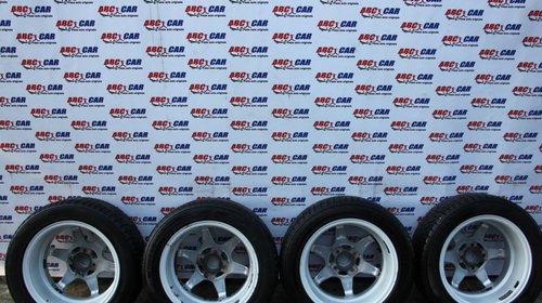 Set jante aliaj cu anvelope 195 / 50 / R15 ET 38 6JX15H2 4X100 Seat Toledo 1L cod: 1L0601025K model 1995