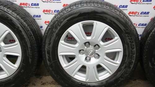 Set jante aliaj cu anvelope 215 / 65 / R16 ET 33 5X112 Brigestone Audi Q3 8U cod: 8U0601025 model 2014