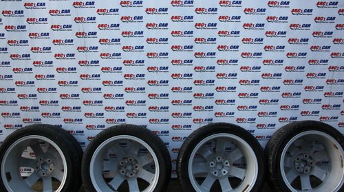 Set jante aliaj cu anvelope 225 / 45 / R17 5X112 ET 54 7.0JX17H2 R17 Seat Altea cod: 1P0601025J model 2009