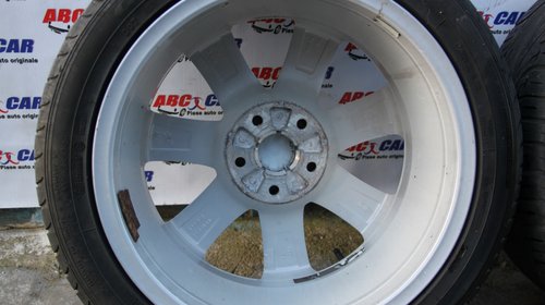 Set jante aliaj cu anvelope 225 / 45 / R17 5X112 ET 54 7.0JX17H2 R17 Seat Altea cod: 1P0601025J model 2009