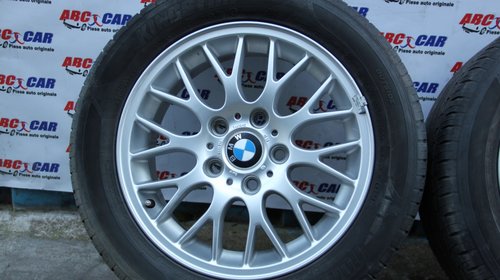 Set jante aliaj cu anvelope 225 / 50 / R16 ET 46 5X120 7JX16H2 cod: 1095058 BMW Seria 3 E46 model 2002