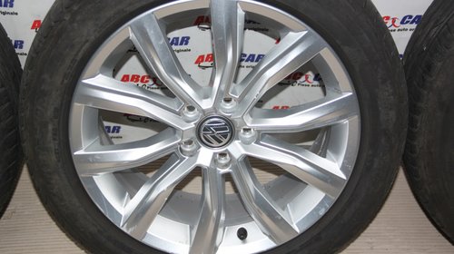 Set jante aliaj cu anvelope Bridgestone de vara 215 / 50 / R18 VW T-Roc A11 cod: 2GA601025D model 2018