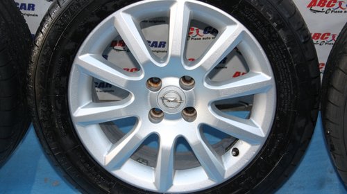 Set jante aliaj cu anvelope de vara 205 / 55 / R16 6.5JX16 ET 37 4X100 Opel Astra H model 2006