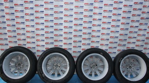 Set jante aliaj cu anvelope de vara 205 / 55 / R16 6.5JX16 ET 37 4X100 Opel Astra H model 2006