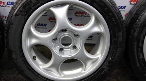 Set jante aliaj cu anvelope de vara 205 / 55 / R16 5X120 7JX16H2 BMW Seria 3 E46 model 2003