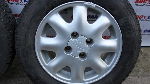 Set jante aliaj cu anvelope de vara Ceat 175 / 65 / R14 ET 49 4X100 5 1/2JX14 Opel Corsa C model 2003