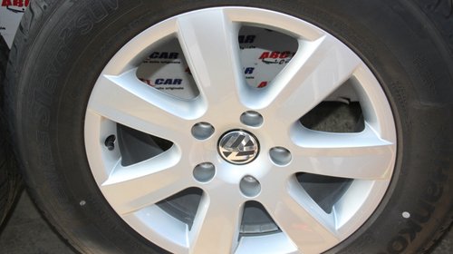 Set jante aliaj cu anvelope de vara HANKOOK DOT 2014 235 / 65 / R17 VW Touareg 7P cod: 7P6601025 model 2016