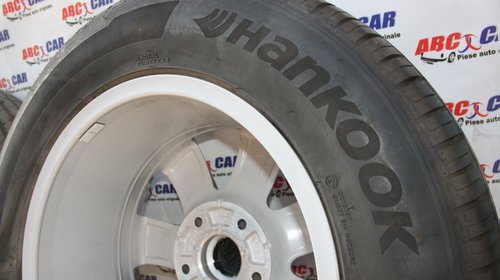 Set jante aliaj cu anvelope de vara HANKOOK DOT 2014 235 / 65 / R17 VW Touareg 7P cod: 7P6601025 model 2016