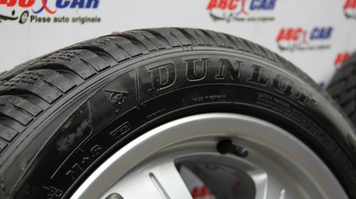Set jante aliaj cu anvelope Dunlop M+S de iarna 225 / 50 / R17 5X112 ET28 Audi A5 8T cod 8T0601025B model 2012