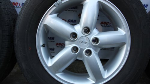 Set jante aliaj cu anvelope KUMHO 235 / 65 / R17 5X115 ET 41 cod: 52910-2B170 Hyundai Santa Fe model 2009